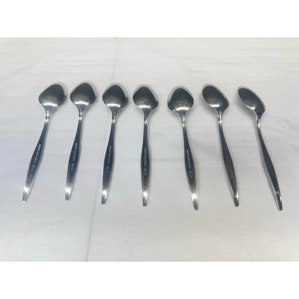 7 Teaspoons Oneida Wm A Rogers Premier WINDRIFT Stainless Excellent